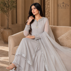 DESIGN CODE: Silver Noor Maxi Set