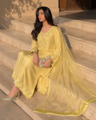 Lemon Aurelia Tussle Silk Set