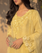 Lemon Aurelia Tussle Silk Set