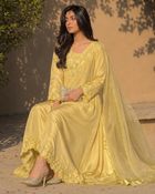 Lemon Aurelia Tussle Silk Set