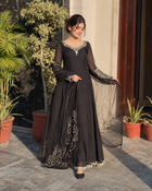 Midnight Zehra Crinkle Chiffon Set