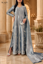 DESIGN CODE: Serena Silver Lamé TASSEL SILK