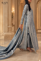 DESIGN CODE: Serena Silver Lamé TASSEL SILK